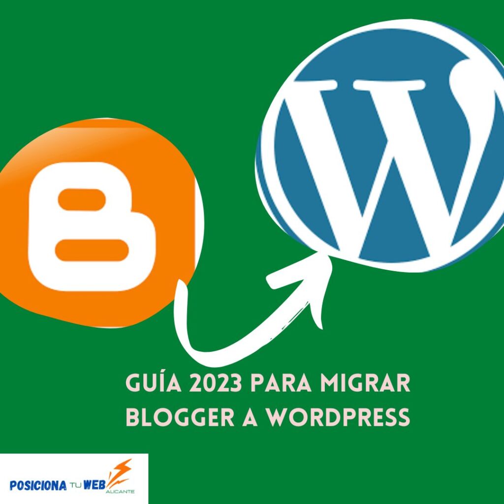 guía 2023 para migrar Blogger a WordPress